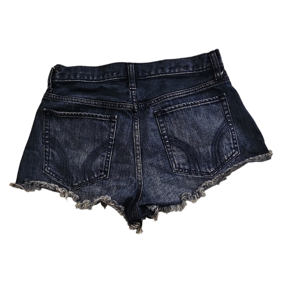 Hollister Star Faded Cutoff Denim Jean Shorts - Picture 4 of 7